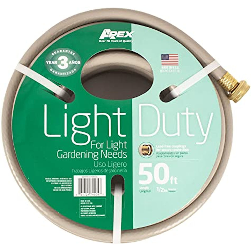 TEKNOR APEX, Teknor Apex 1/2 in. D X 50 ft. L Light Duty Garden Hose Tan