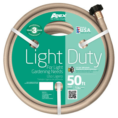 TEKNOR APEX, Teknor Apex 1/2 in. D X 50 ft. L Light Duty Garden Hose Tan