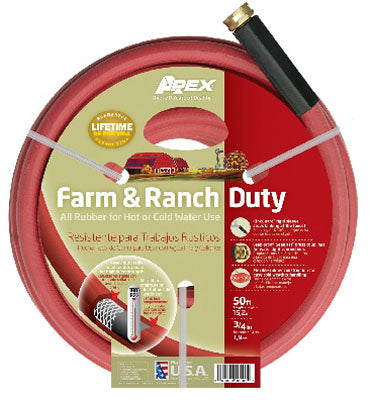 TEKNOR APEX, Teknor Apex 3/4 in. D X 50 ft. L Premium Grade Farm and Ranch Hose Red