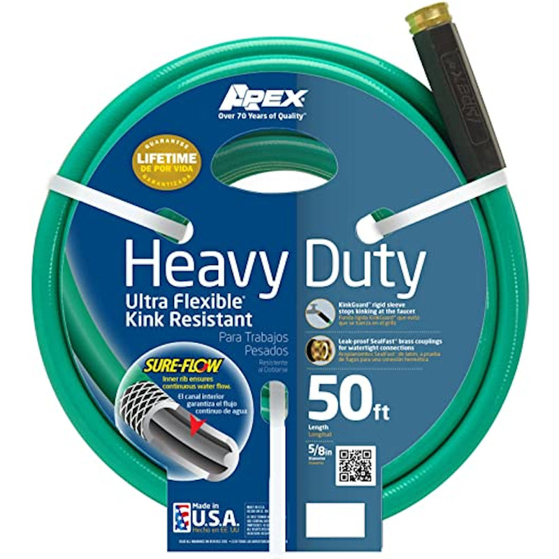 TEKNOR APEX, Teknor Apex 5/8 in. D X 50 ft. L Heavy Duty Garden Hose Green