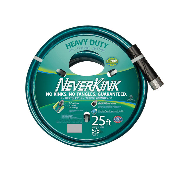 TEKNOR APEX, Teknor Apex NeverKink 5/8 in. D X 25 ft. L Heavy Duty Garden Hose Green