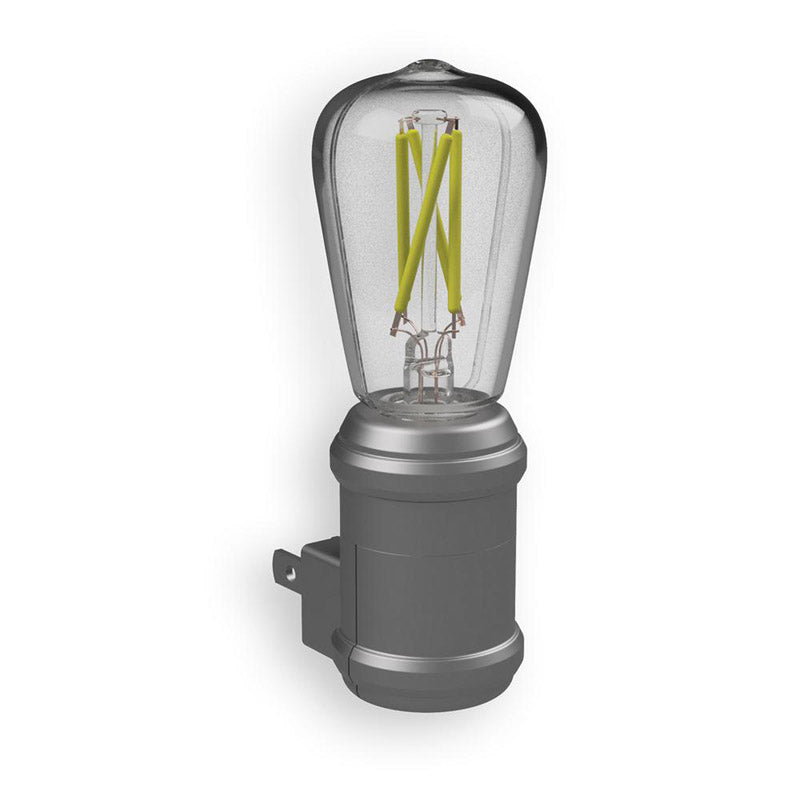 AMERTAC HOLDINGS INC, Westek Automatic Plug-in Vintage Edison Aged Nickel LED Night Light