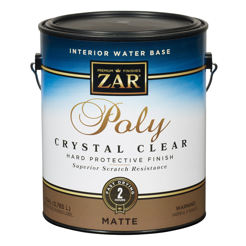 ZAR, ZAR Aqua Zar Matte Clear Water Based Polyurethane 1 gal. (Pack of 2)