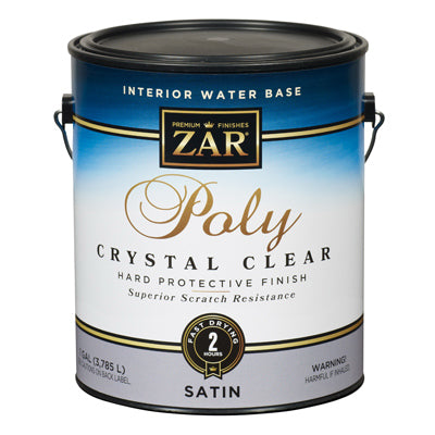 ZAR, ZAR Satin Clear Water-Based Polyurethane 1 gal. (Pack of 2)